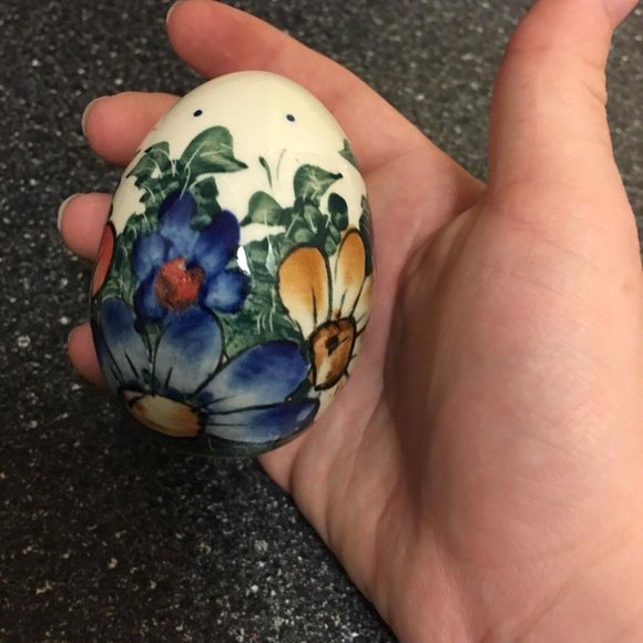 Vintage Hand Painted Egg Decorative Decor Easter Mother’s Day - Picture 4 of 12